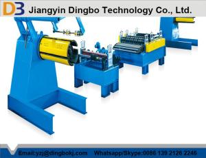 China 380V / 50HZ / 3PH Rolling Shear Slitting Lines Machine With Common Carbon Steel Sheet factory