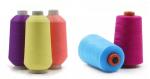 Dyed 16S/2 Poly Poly Core Spun Sewing Thread For Leather Products