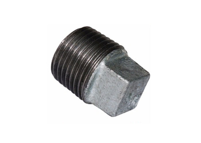 Hot Dipped Electric Galvanized Pipe Plug , Plumbing Pipe Plugs Casting Technics