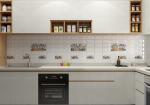 A Scene Of Harvest ,SGS White Body Glossy 7.5x15.2cm Subway Porcelain Wall Tiles