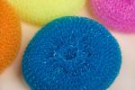 Anti Mildew Plastic Wire Dishwasher Scrubber , Plastic Pot Scourers With 3 Years