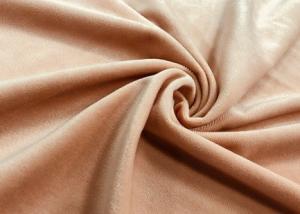 China Polyester Plush Toy Fabric For Plushies Accessories Orange Pink 220GSM factory
