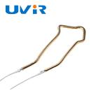3D Gold Coating Infrared Heater Quartz Tube Electric 45-480V