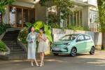 Four Wheel EV Hatchback Electric Vehichle Family Sedan Battery Car 55 KW