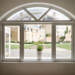 Custom Stained Glass Casement Windows Bottom Hung Fixed Aluminum Windows