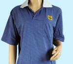 Blue Black 150g 96% Cotton 4% Conductive Fiber ESD T Shirts