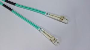 China High Return Loss SM MM LC OM1 Patch Cord OFNR Cable Jacket factory