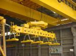 High Level Slewing Overhead Crane Telescopicel Ectromagnetic With Carrier Beam