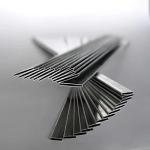 Shape Silver Radiator Tube , Radiator Core Tube Aluminium 3003/4343 Grade