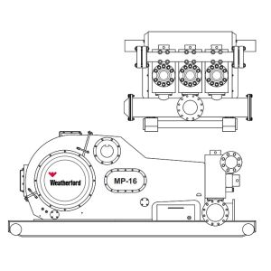 China Weatherford MP16 mud pump fluid end module, liners, pistons, valevs same as Weatherford factory