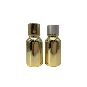 China Gold Electroplating Skincare Cosmetic Dropper Bottles 2oz 3oz 4oz factory