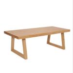 Office Building Nordic Art Assurance Customized Solid Wood Dining Table for