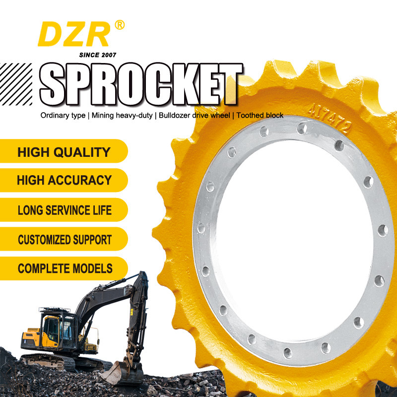 D355 Excavator Sprocket Segment Undercarriage Parts 195-27-33110N For Construction Machinery