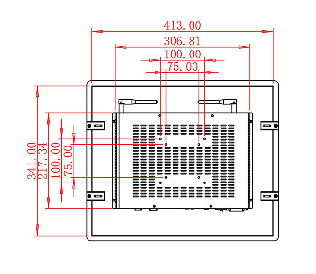 19-Inch Windows Display for Transportation Systems and Access Control