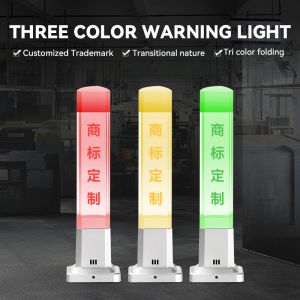 Machine Tool 3 Color Tower Stack Lights With 360° Beam Angle And 80 Ra Color