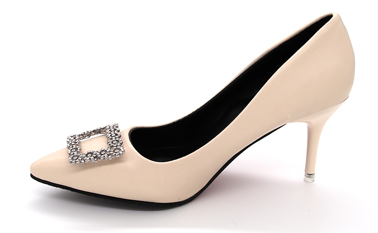 Rhinestone Ladies Crystal Shoes Decoration Accessories Silver Col
