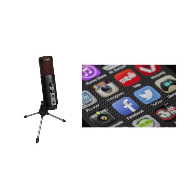 China FCC 98db SNR USB Condenser Microphone For Skype factory
