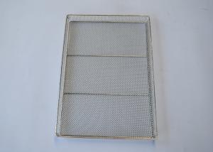 China Herb Dehydration Shelf 4mm Wire Mesh Tray With Small Holes factory