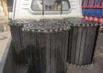 Long Life Stainless Steel Chain Mesh Conveyor Belt Punching / Weaving Type