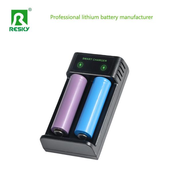 Rechargeable Smart Battery Charger For 14500/18350/18500/18650/26650/21700 Li