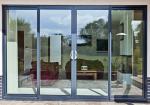 Modern House Security Aluminium Sliding Glass Doors With Powder Coating hidden
