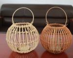 Hot Sale Led Lantern Indoor And Outdoor Decoration Natural Handmade Rattan Weave