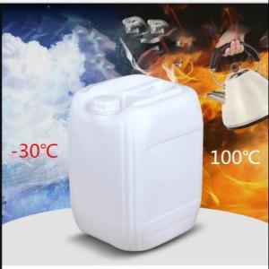 China White Tamper Evident Screw Lids Jug Container 25 Litre Square For Liquid Food factory