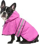 Reflective Dog Raincoat - Adjustable Waterproof Raincoat for Dogs, Lightweight