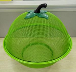 China FBWZ102501 PP spray painting iron net food-grade fruit basket factory