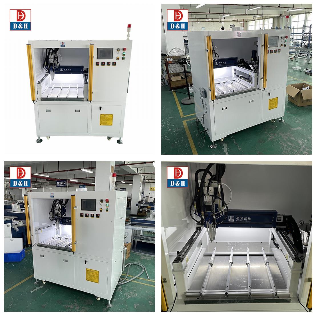 Automatic Feeding 3 Axis Dispensing Robot for Epoxy Resin Glue in Manufacturing Plant