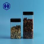 Clear Empty Leak Proof Plastic Jar Biscuits Rice Packaging 555ml Food Square PET