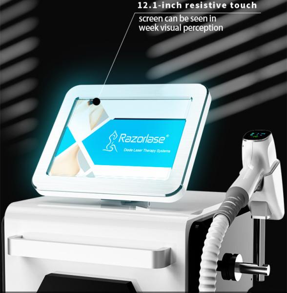 Razorlase 808nm Laser Hair Removal Machine 120J/CM2 with 10.4 inch LCD touch