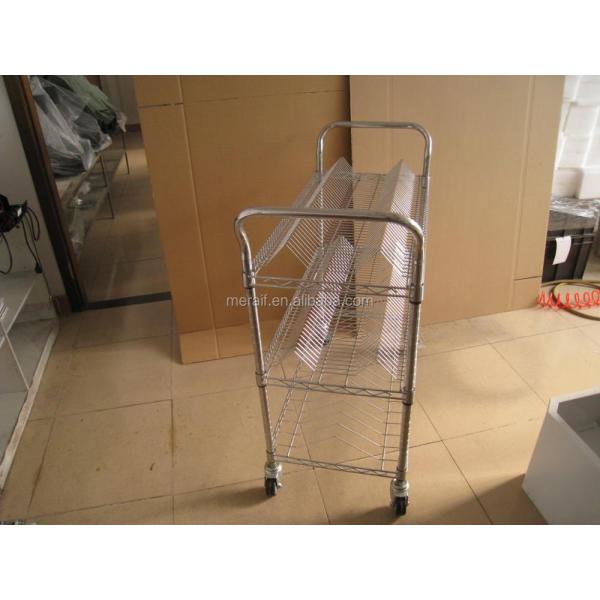 esd smt reel storage cart SMT Reel Trolley/PCB Protection Device ESD Storage Trolley Rack/ESD SMT Reel Shelving Trolley for sale