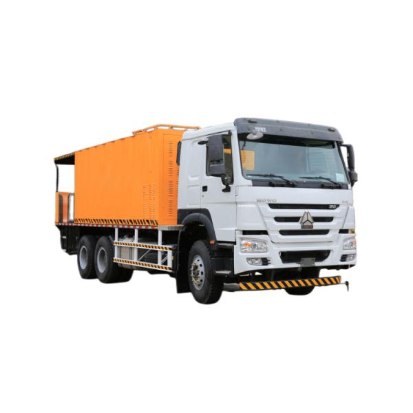 China CNHTC HOWO 6x4 Intelligent Micro Asphalt Slurry Paver factory