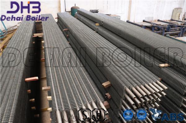 SA213 T22 Alloy Steel Boiler Fin Tube , Finned Tube Economizer Line Staggered