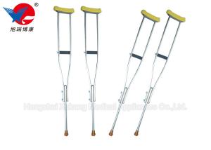 China Safety Convenient Medical Walking Crutches , Aluminum Alloy Weight Bearing Crutches factory