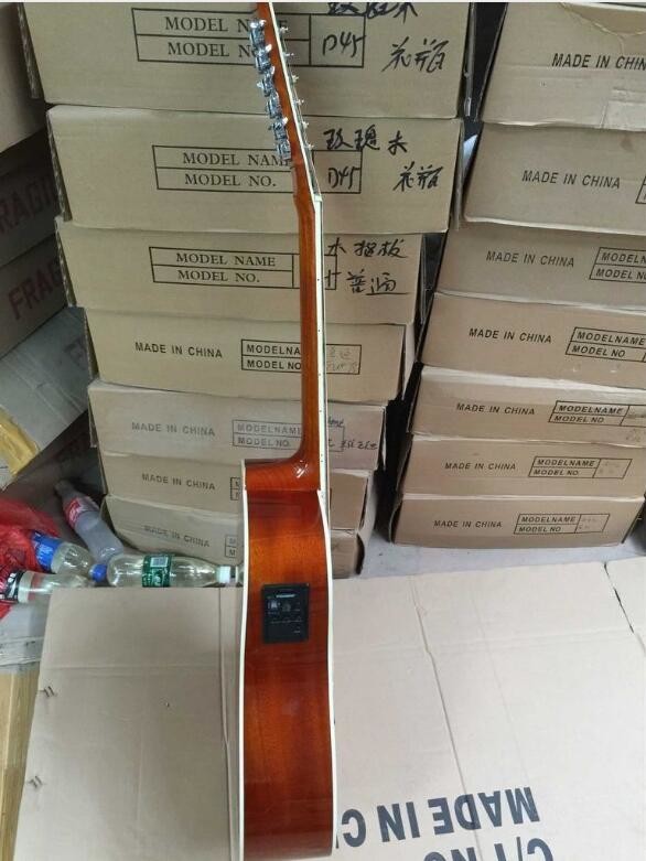 2018 New 12 strings Chibson Dovo acoustic guitar 12-string GB dovo electric acoustic guitar 12 strings dovo acoustic