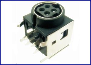 China Mini Din 6pin/4pin/8pin/13pin Socket Female 90 Degree factory