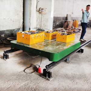 China Rail Mold Handling Coil Transfer Cart Warehouse Battery Motorized ​ factory