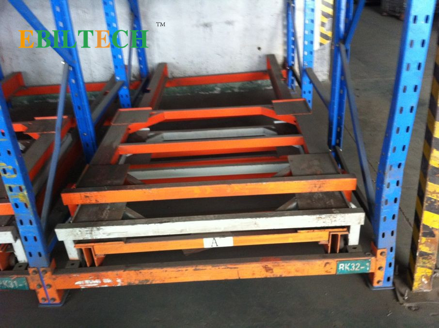Effective Push Back Racking Steel Racking And Shelving High Utilization Of Space