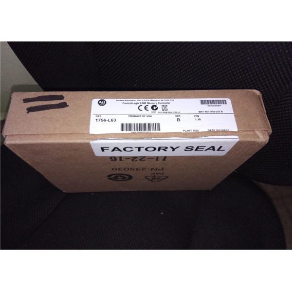 China 1756-L63B PLC Programmable Logic Controller , PLC Controlled Equipment CE Approval factory