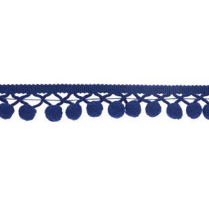 Blue Pillow Curtain Ball Tassel 2.5cm Pom Pom Trim