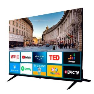 China Flatscreen Tv Televizyon 4k Android Smart LED TV 43inch Television factory