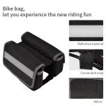 Large Phone Bike Bag OEM Waterproof Rear Under Seat Reflective Strip Pouch For