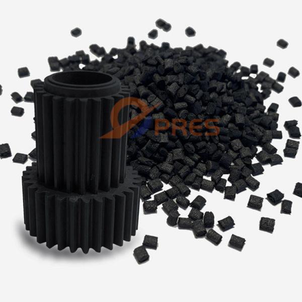 5% PTFE Reinforced Conductive PPS CF40 Plastic Granules Raw Material Self