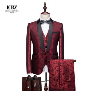 China Banquet Host Performance Suit in Woolen Cloth Fabric for Men's Evening Dress factory