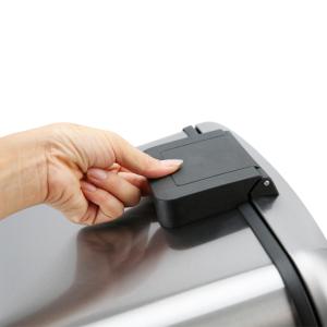 China SS 4.4KG Rectangular Metal Trash Can For Home factory