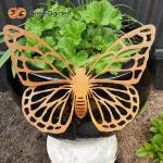 Garden Art Landscape Corten Steel Ornaments Laser Cut Metal Animal Pattern