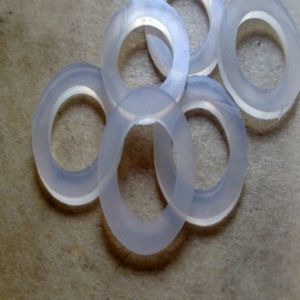 China Electrical Insulation Clear Rubber Gasket Thermal Stability Silicone Gasket Seal factory