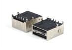 China Usb Connector USB-AF90° Double double play package factory